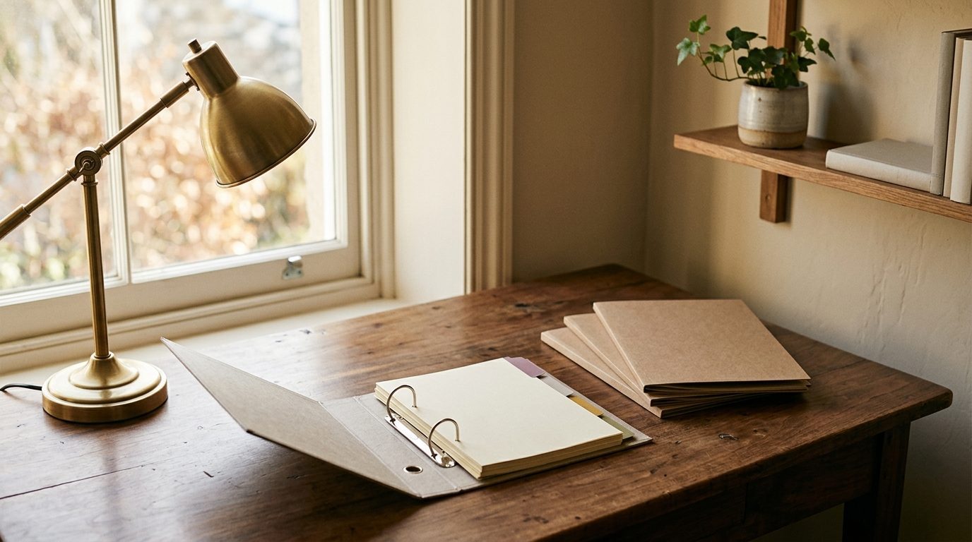 Illustrationsfoto til guiden: Hjemmekontor på lille plads: tjekliste til en arbejdsplads, du kan holde til